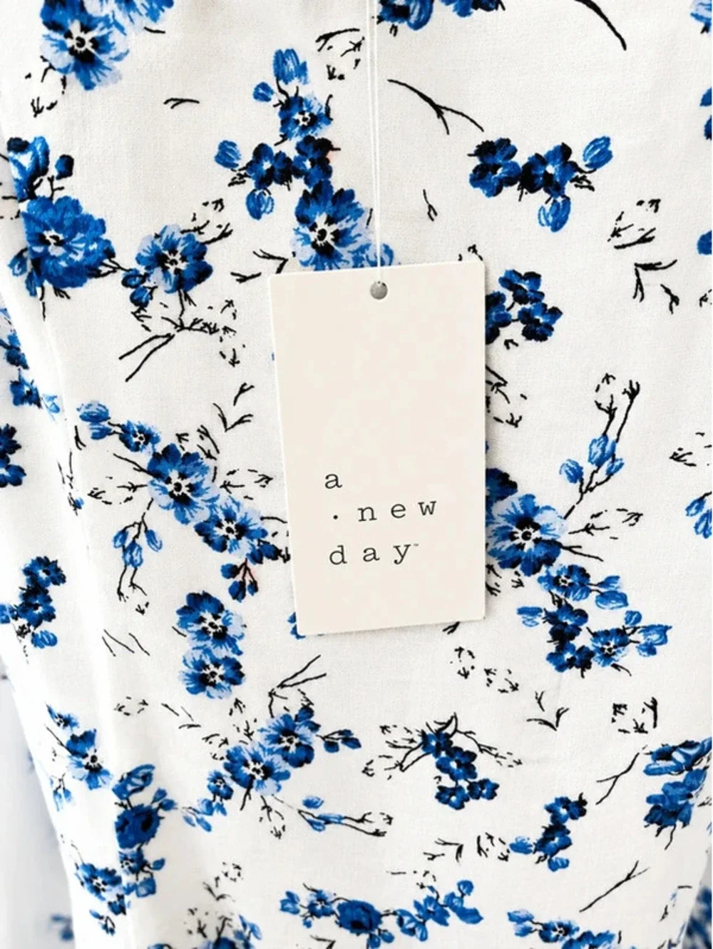 A New Day Blue Floral Mini Dress – NWT – Size 8